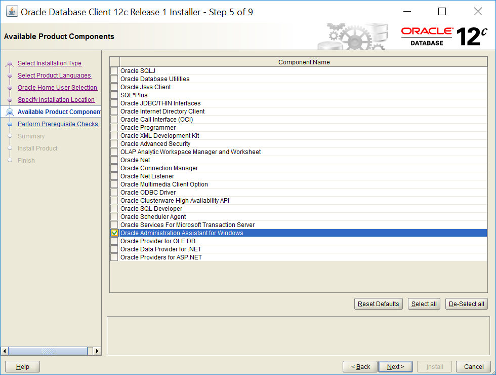 oracle client 32 bit download